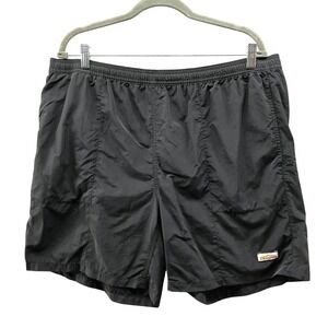 Orvis River Guide Shorts Mens XL Black Nylon Swim Trunks Fishing Mesh Lined